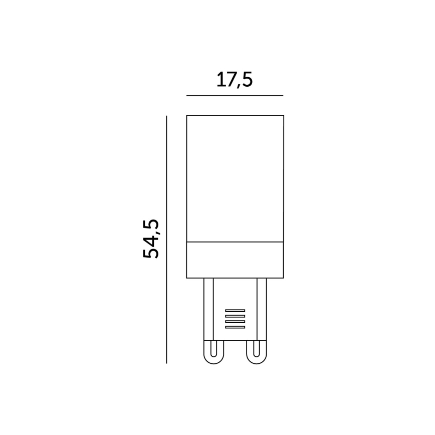 LED polttimo G9/4W/230V 3000K