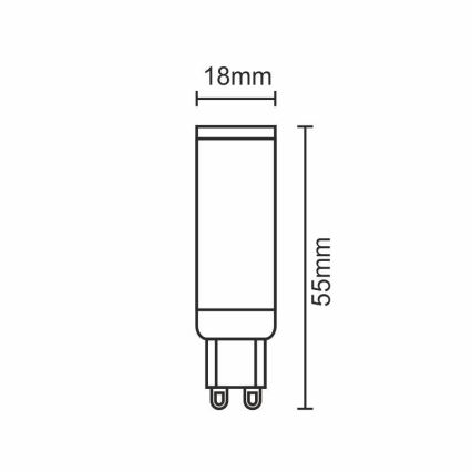 LED-polttimo G9/5W/230V 4000K