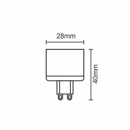 LED-polttimo G9/5W/230V 4000K