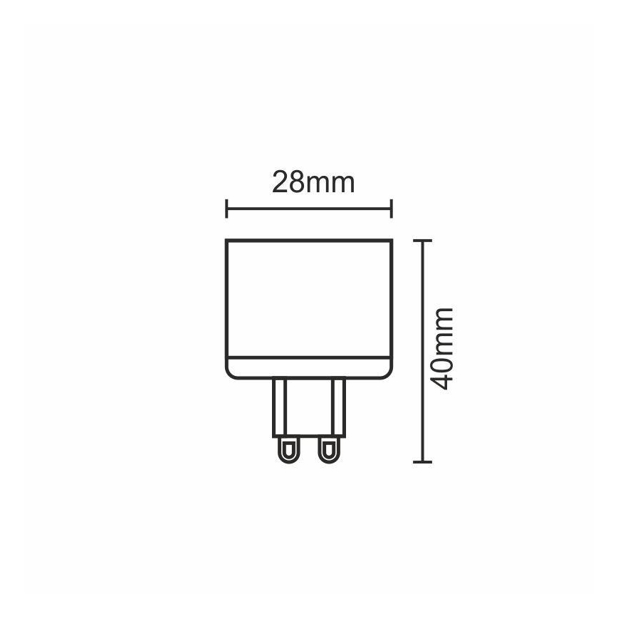 LED-polttimo G9/5W/230V 4000K