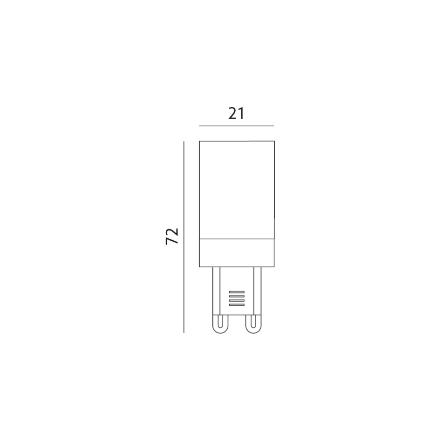 LED Polttimo G9/6W/230V 3000K