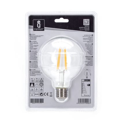 LED-polttimo G95 E27/8W/230V 2700K - Aigostar