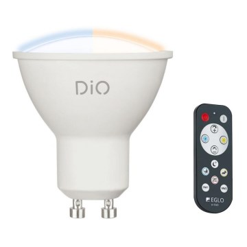 LED-polttimo GU10/5W/230V 2700K-6500K + Kauko-ohjaus - Eglo 11802