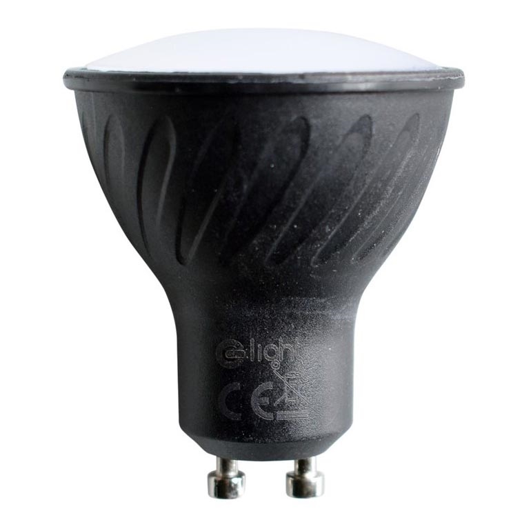 LED-polttimo GU10/6W/230V 3000K musta