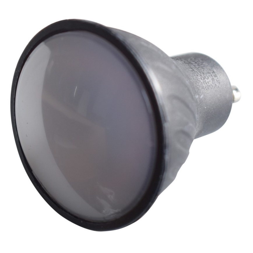 LED-polttimo GU10/6W/230V 3000K musta