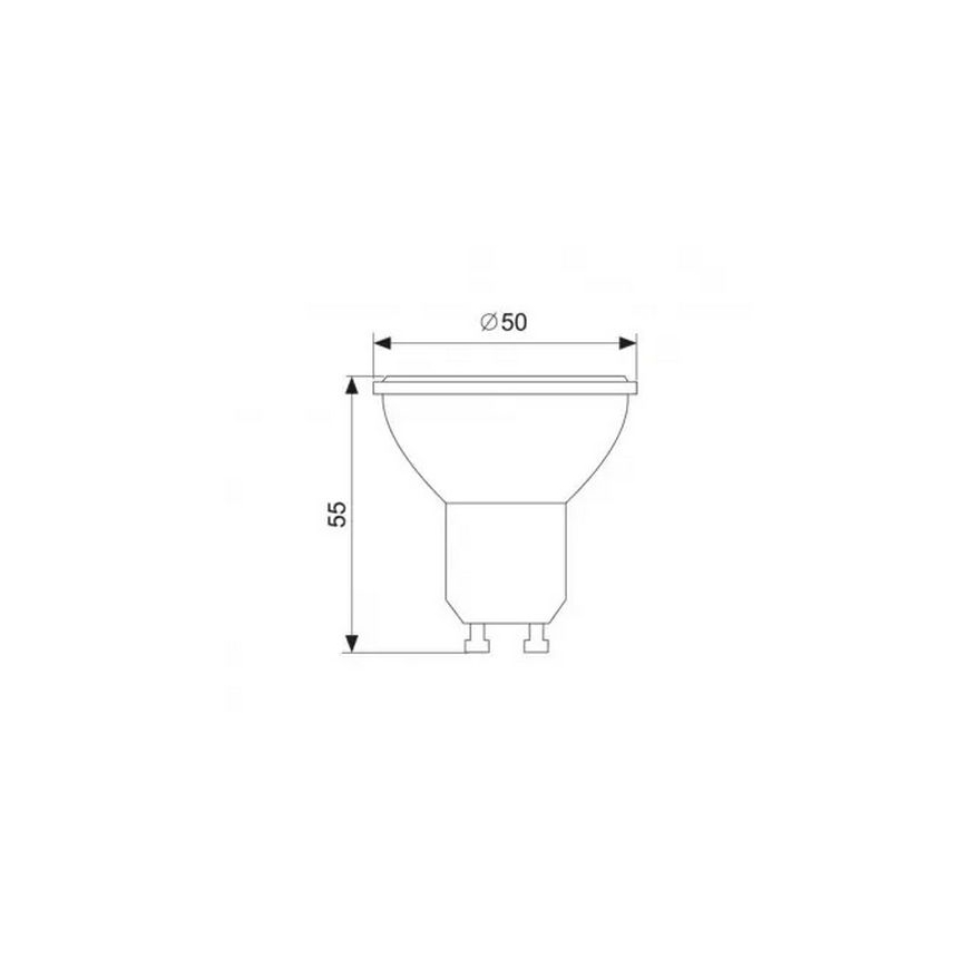 LED-polttimo GU10/7W/230V 4000K