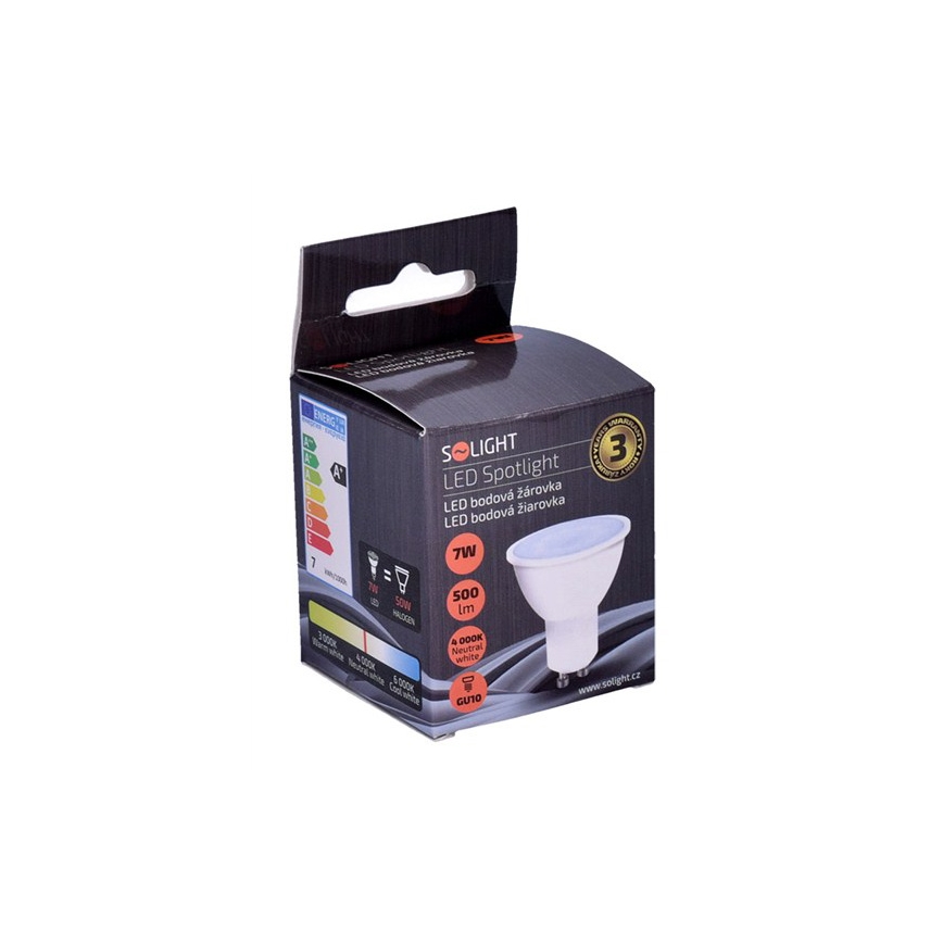 LED-polttimo GU10/7W/230V 4000K