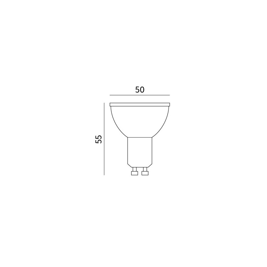 LED-polttimo GU10/8,5W/230V 3000K