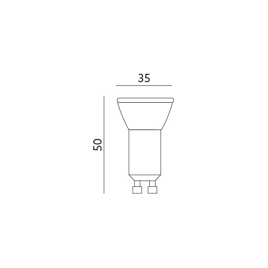LED-polttimo GU10-MR11/4W/230V 3000K