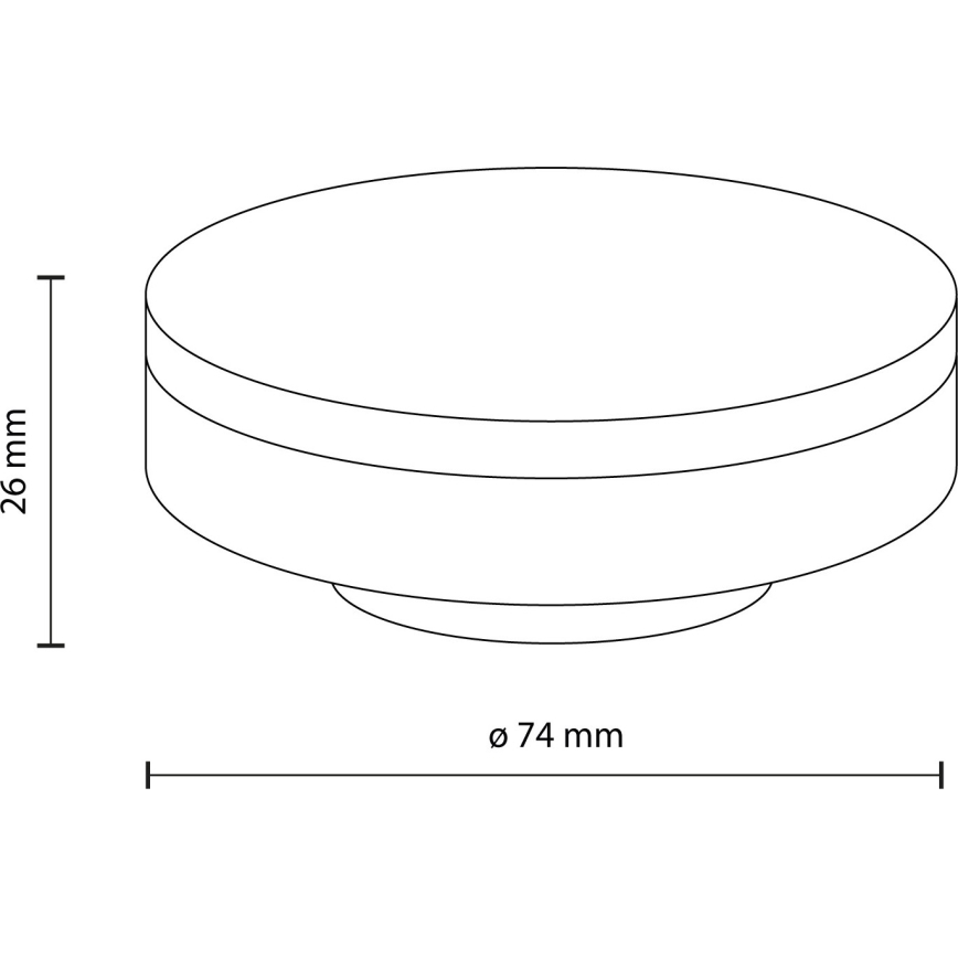 LED-polttimo GX53/8W/230V 3000K
