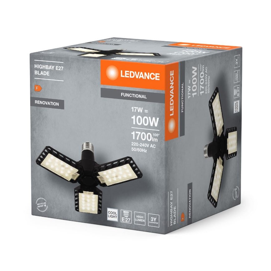 LED-polttimo HIGHBAY E27/17W/230V 4000K - Ledvance