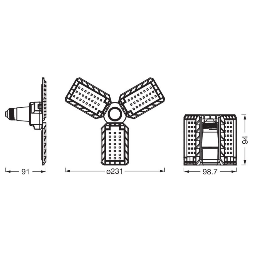LED-polttimo HIGHBAY E27/17W/230V 4000K - Ledvance