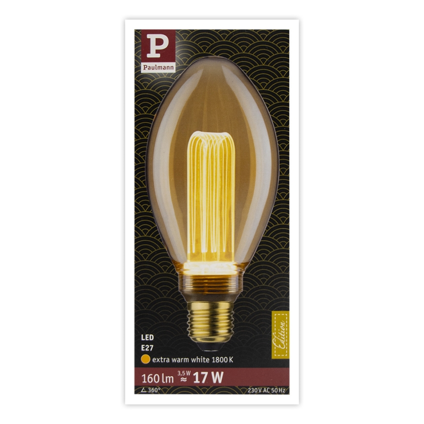 LED-polttimo INNER B75 E27/3,5W/230V 1800K - Paulmann 28878