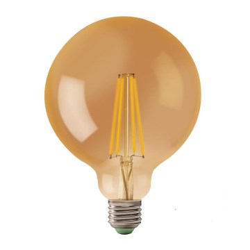 LED-polttimo LEDSTAR AMBER G125 E27/8W/230V 2200K