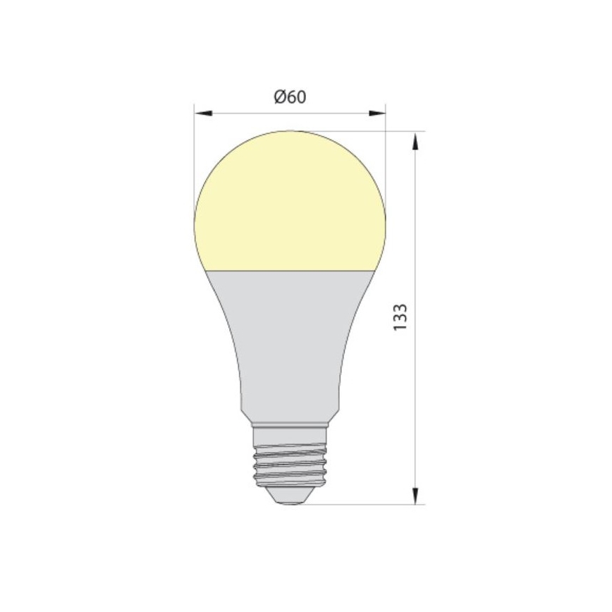 LED-polttimo LEDSTAR ECO A65 E27/20W/230V 4000K