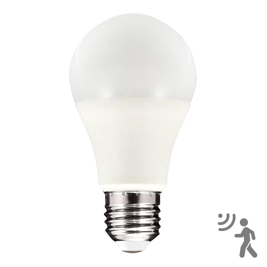 LED-polttimo liike ja hämärätunnistimella A60 E27/8W/230V 3000K