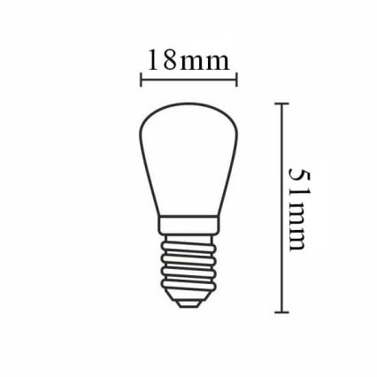 LED-polttimo MINI E14/3,5W/230V 4000K