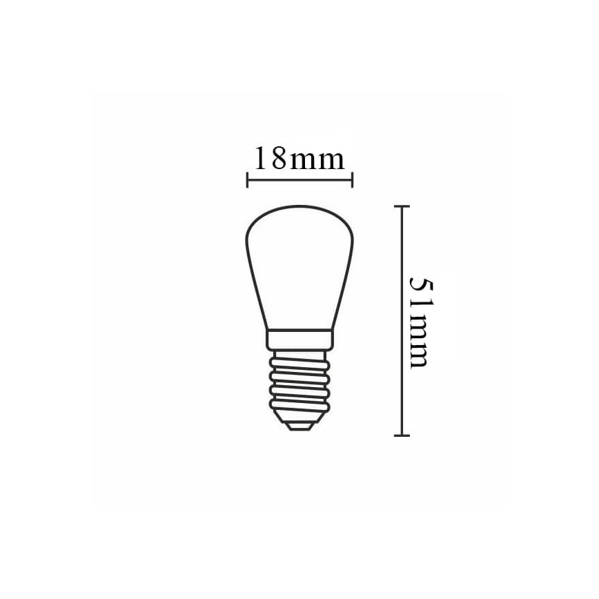 LED-polttimo MINI E14/3,5W/230V 4000K