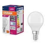 LED-polttimo P40 E14/4,9W/230V 4000K - Osram