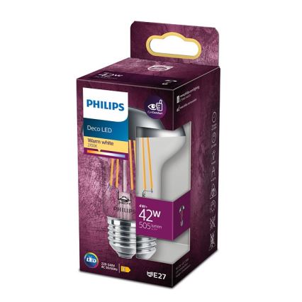 LED-polttimo pallomainen kanta Philips DECO E27/4W/230V 2700K
