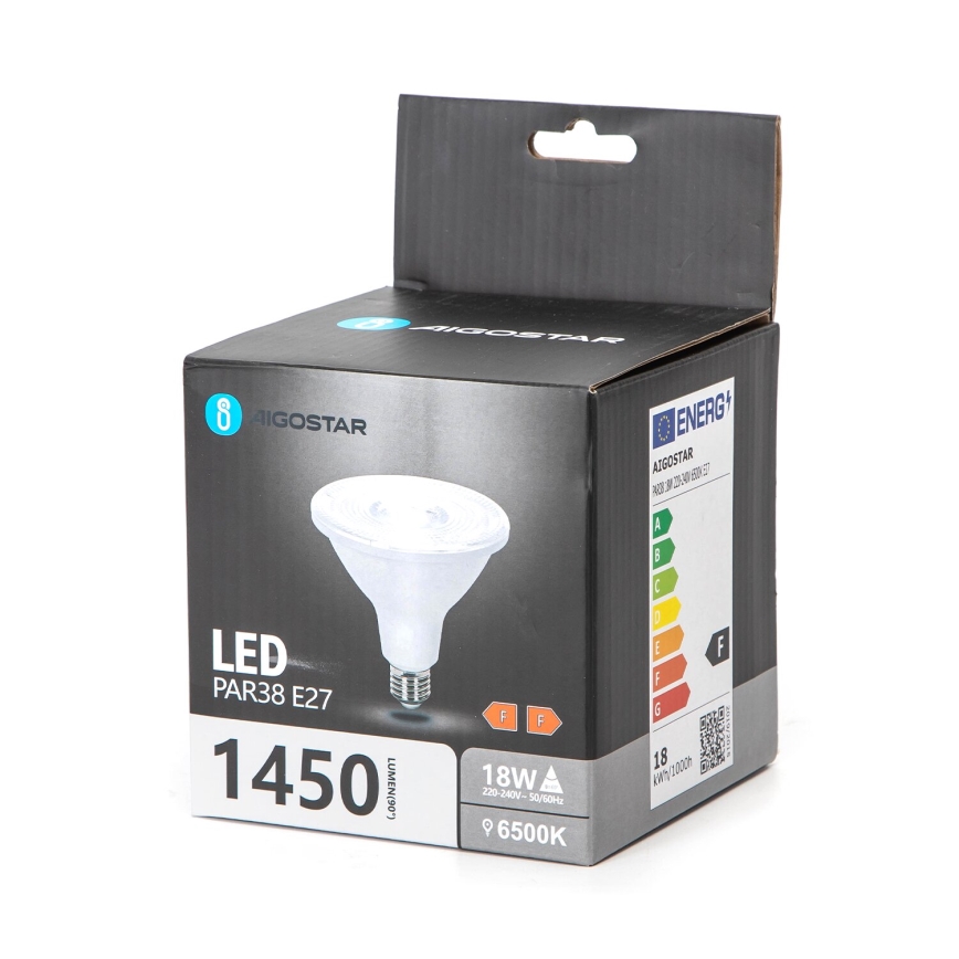 LED-polttimo PAR38 E27/18W/230V 6500K - Aigostar