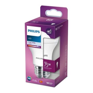 LED Polttimo Philips A60 E27/10W/230V 4000K