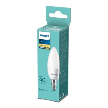 LED-polttimo Philips B35 E14/5,5W/230V 2700K