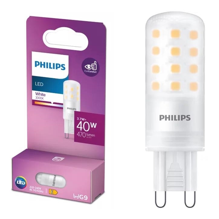 LED-polttimo Philips G9/3,7W/230V 3000K