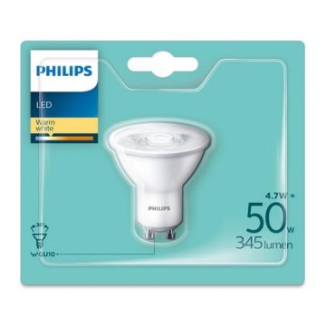 LED-polttimo Philips GU10/4,7W/230V 2700K