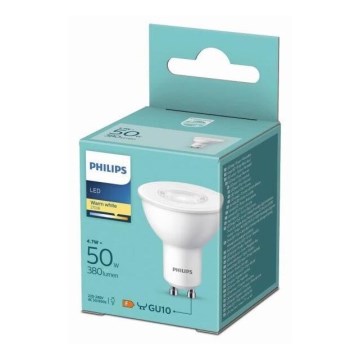 LED-polttimo Philips GU10/4,7W/230V 2700K