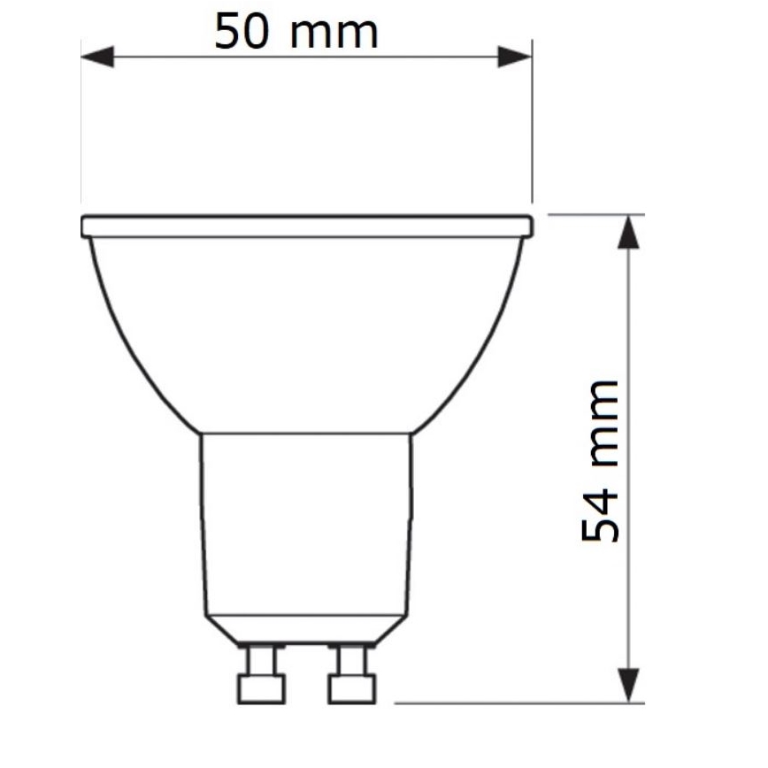 LED-polttimo Philips GU10/6,7W/230V 6500K