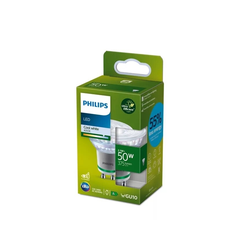 LED-polttimo Philips PAR16 GU10/2,1W/230V 4000K