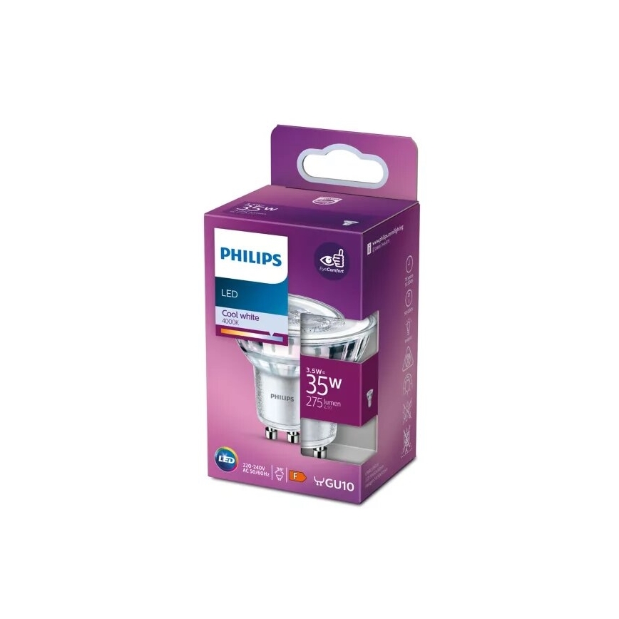 LED-polttimo Philips PAR16 GU10/3,5W/230V 4000K