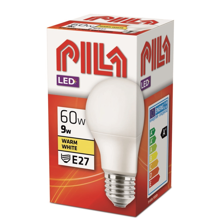 LED-polttimo Philips Pila E27/9W/230V 2700K