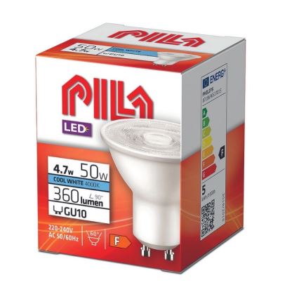 LED-polttimo Philips Pila PAR16 GU10/4,7W/230V 4000K