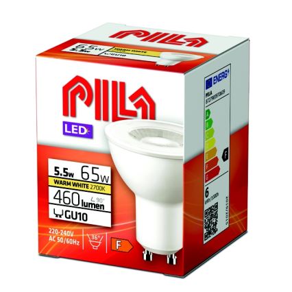LED-polttimo Philips Pila PAR16 GU10/5,5W/230V 2700K