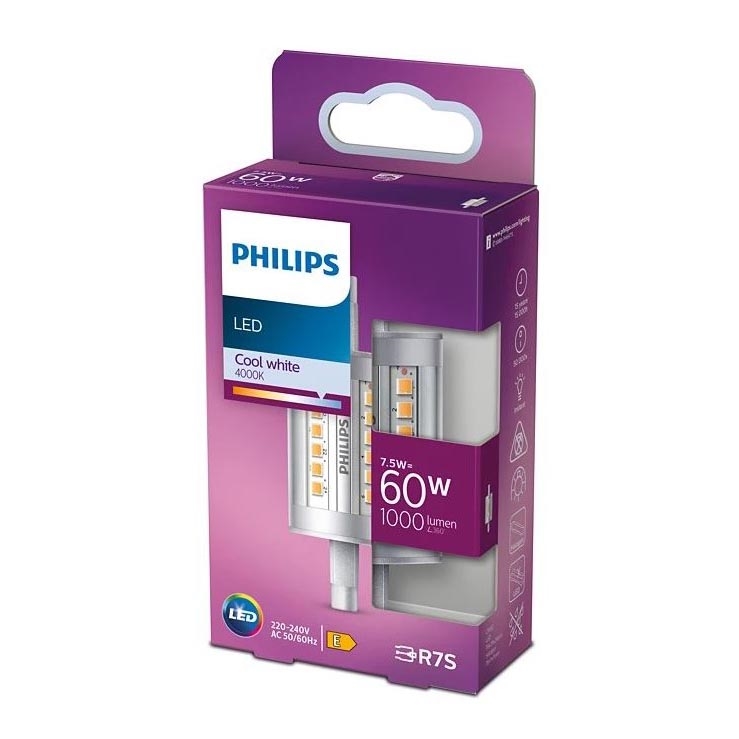 LED-polttimo Philips R7s/7,5W/230V 4000K 78 mm