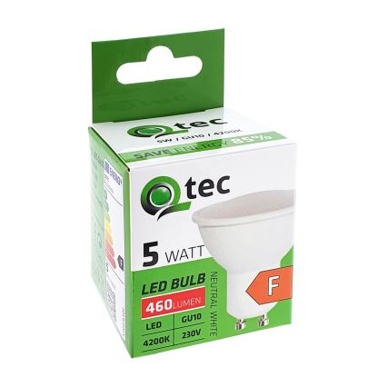 LED-polttimo Qtec GU10/5W/230V 4200K