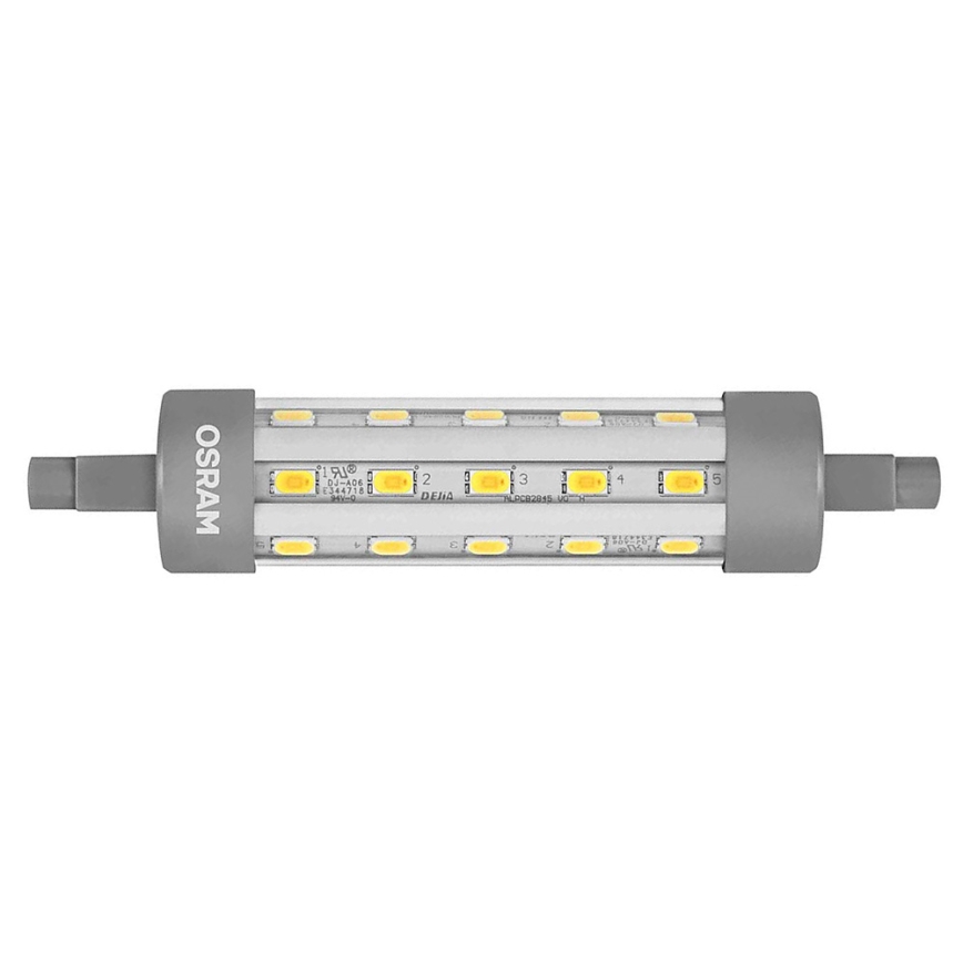 LED-polttimo R7s/6,5W/230V 2700K pituus 118mm - Osram