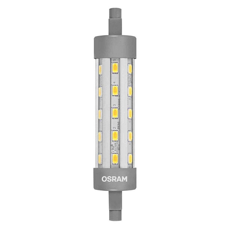 LED-polttimo R7s/6,5W/230V 2700K pituus 118mm - Osram