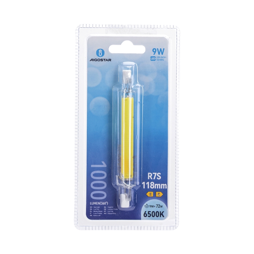 LED-polttimo R7s/9W/230V 6500K - Aigostar