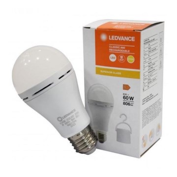 LED-polttimo RECHARGEABLE A60 E27/8W/230V 2700K - Ledvance