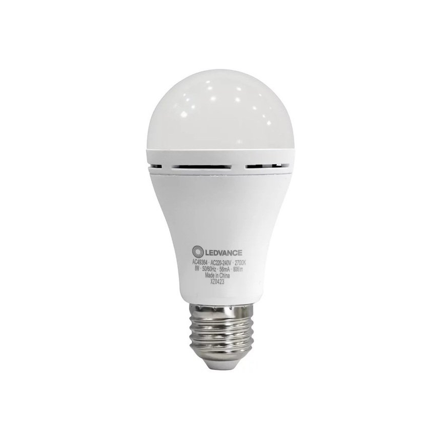 LED-polttimo RECHARGEABLE A60 E27/8W/230V 2700K - Ledvance