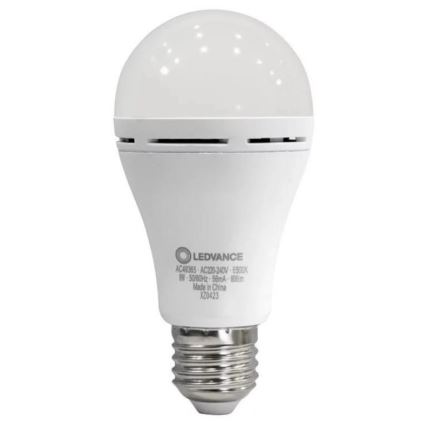 LED-polttimo RECHARGEABLE A60 E27/8W/230V 6500K - Ledvance