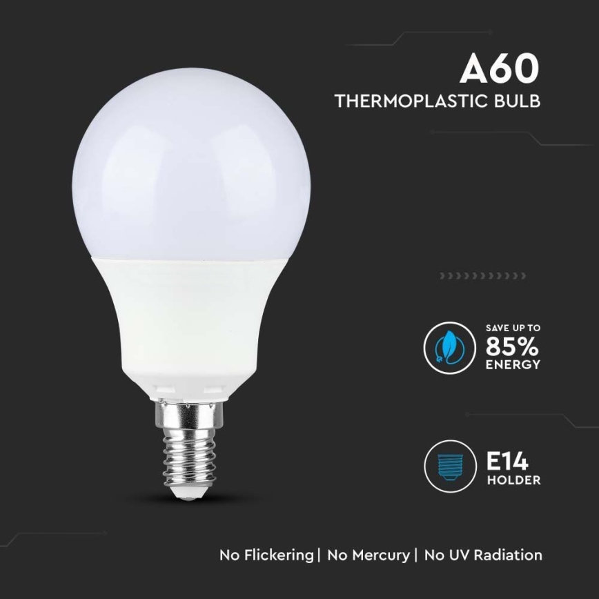 LED-polttimo SAMSUNG CHIP A60 E14/8,5W/230V 4000K