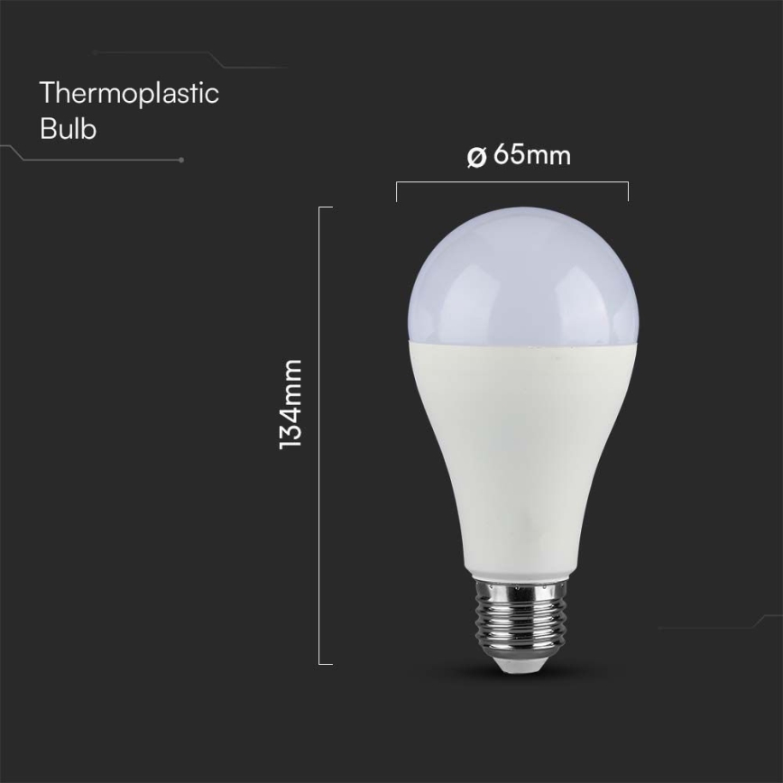 LED-polttimo SAMSUNG CHIP A65 E27/17W/230V 3000K