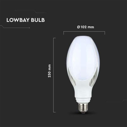 LED-polttimo SAMSUNG CHIP E27/36W/230V 6500K