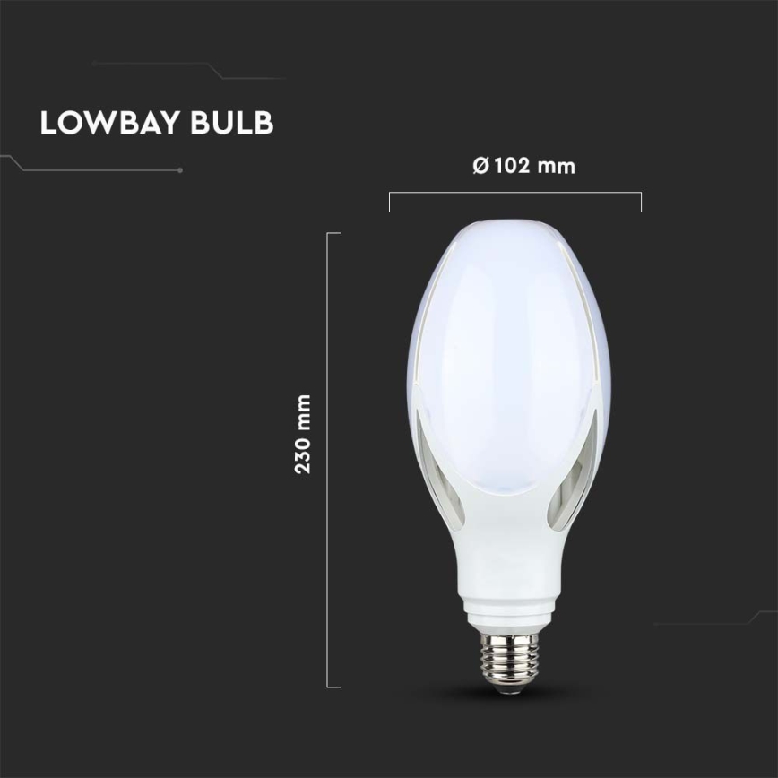 LED-polttimo SAMSUNG CHIP E27/36W/230V 6500K
