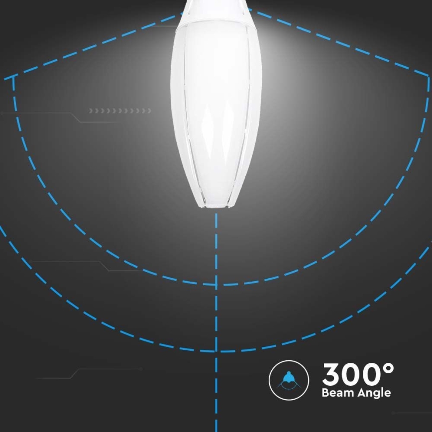 LED-polttimo SAMSUNG CHIP E40/60W/230V 6500K