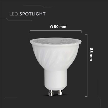 LED-polttimo SAMSUNG CHIP GU10/6W/230V 3000K